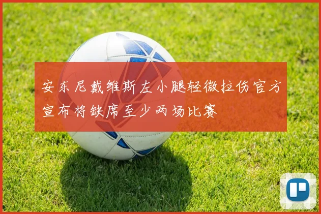 安东尼戴维斯左小腿轻微拉伤官方宣布将缺席至少两场比赛